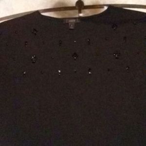 J Crew top black
